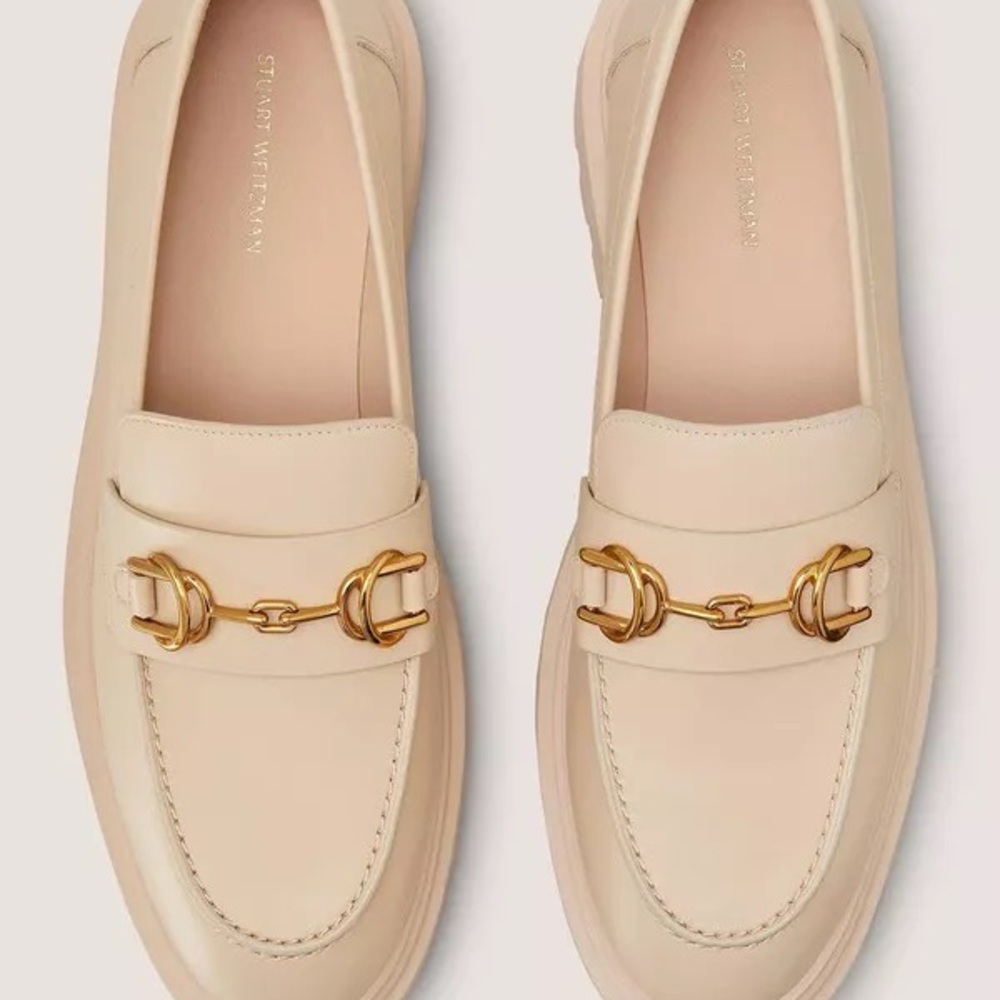 Stuart Weitzman OWEN BUCKLE ULTRA LUG LOAFER 10.5